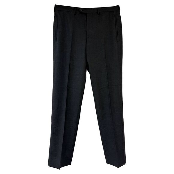 Prada Straight Leg Pants in Black Wool